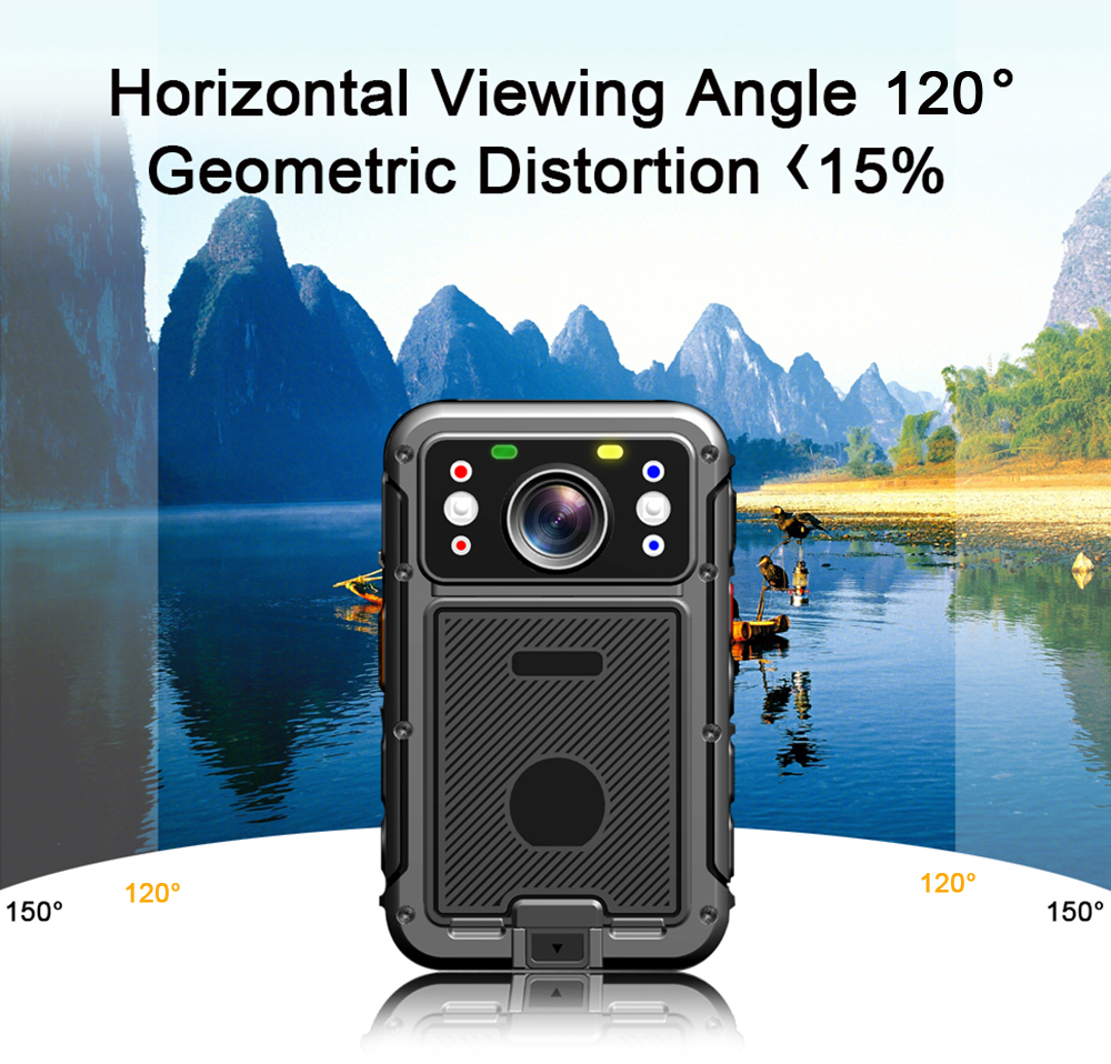 C8 HD True 2K 4G Body Camera With Face Recognition